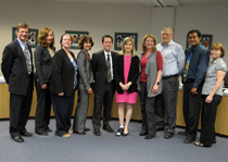 Image of Sunnyvale School District Presenting Resolution to ECHD
